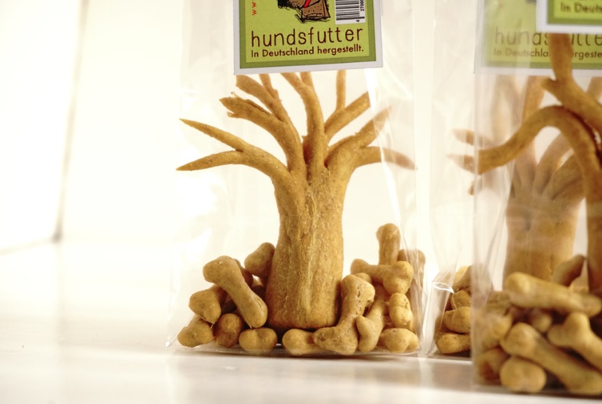 hundsfutter é un obradoiro xusto e inclusivo de menús sustentables de petiscos para cans. Puré e alimento 4