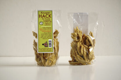 Vegan Crunchy Hack Dog Snacks fra hundsfutter